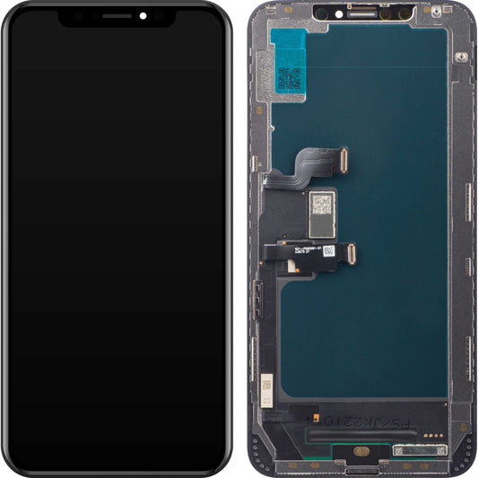 JK Touchscreen Display voor Apple iPhone XS Max, met frame, In-Cell LCD-versie, zwart