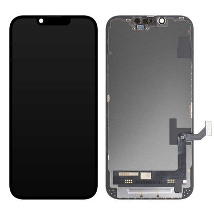 JK Touchscreen Display voor Apple iPhone 14, met frame, In-Cell LCD-versie, zwart 