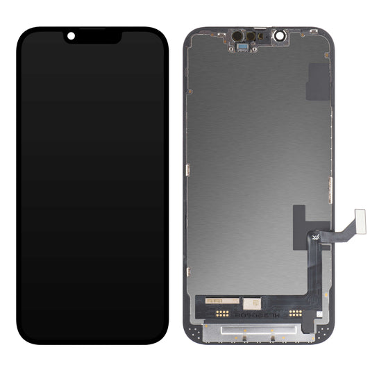 JK Touchscreen Display for Apple iPhone 14, with Frame, In-Cell LCD Version, Black 