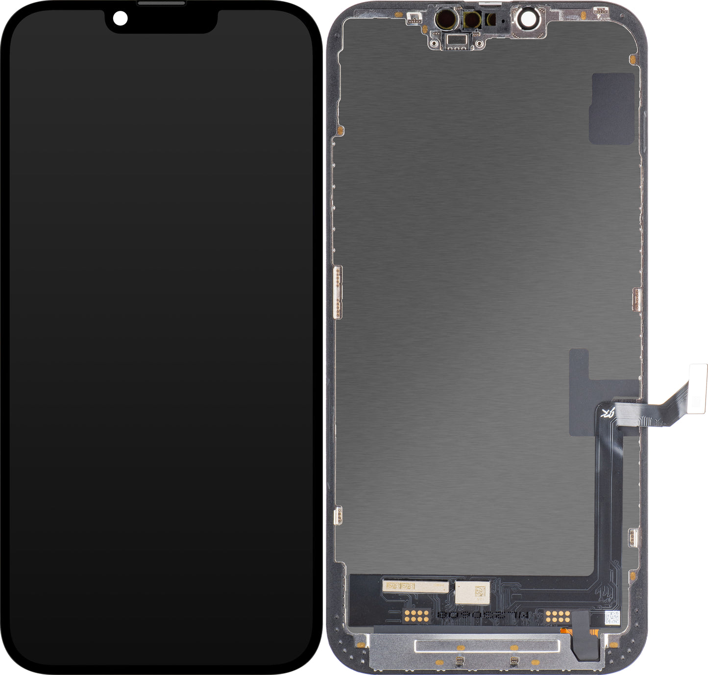 Touchscreen Display JK voor Apple iPhone 14 Plus, met frame, In-Cell LCD-versie, zwart 