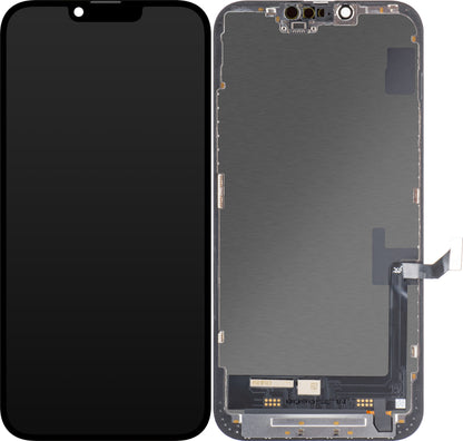 Touchscreen Display JK voor Apple iPhone 14 Plus, met frame, In-Cell LCD-versie, zwart 