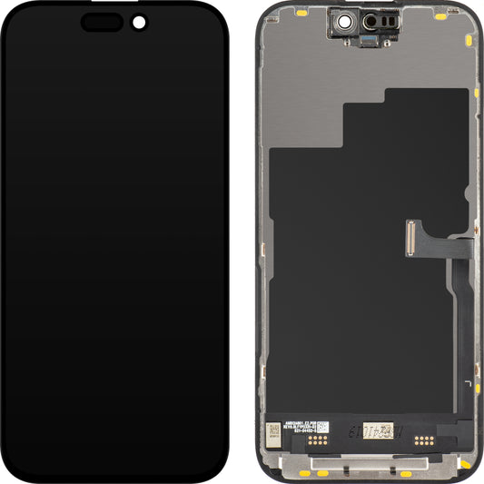 Display met Touchscreen JK voor Apple iPhone 15 Pro, met Frame, LCD In-Cell IC Movable Versie, Zwart