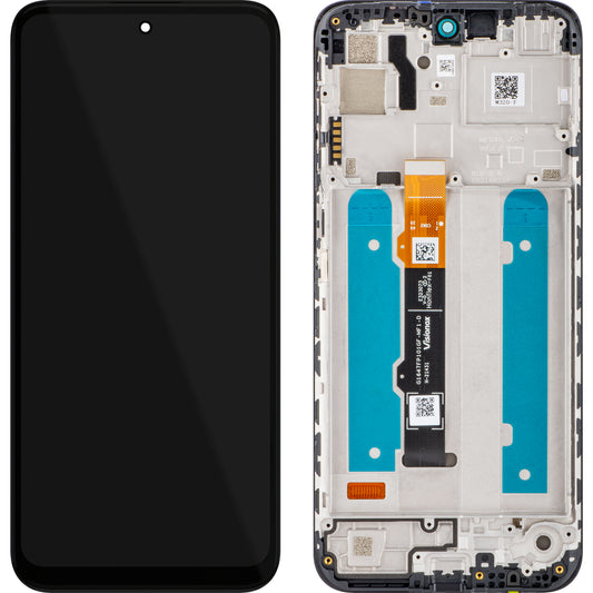 Motorola Moto G41 scherm met aanraakscherm, met frame, zwart, Service Pack 5D68C19764