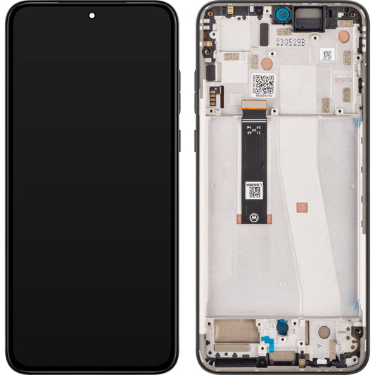 Touchscreen scherm Motorola Edge 30 Neo, met frame, zwart (Black Onyx), Service Pack 5D68C21403