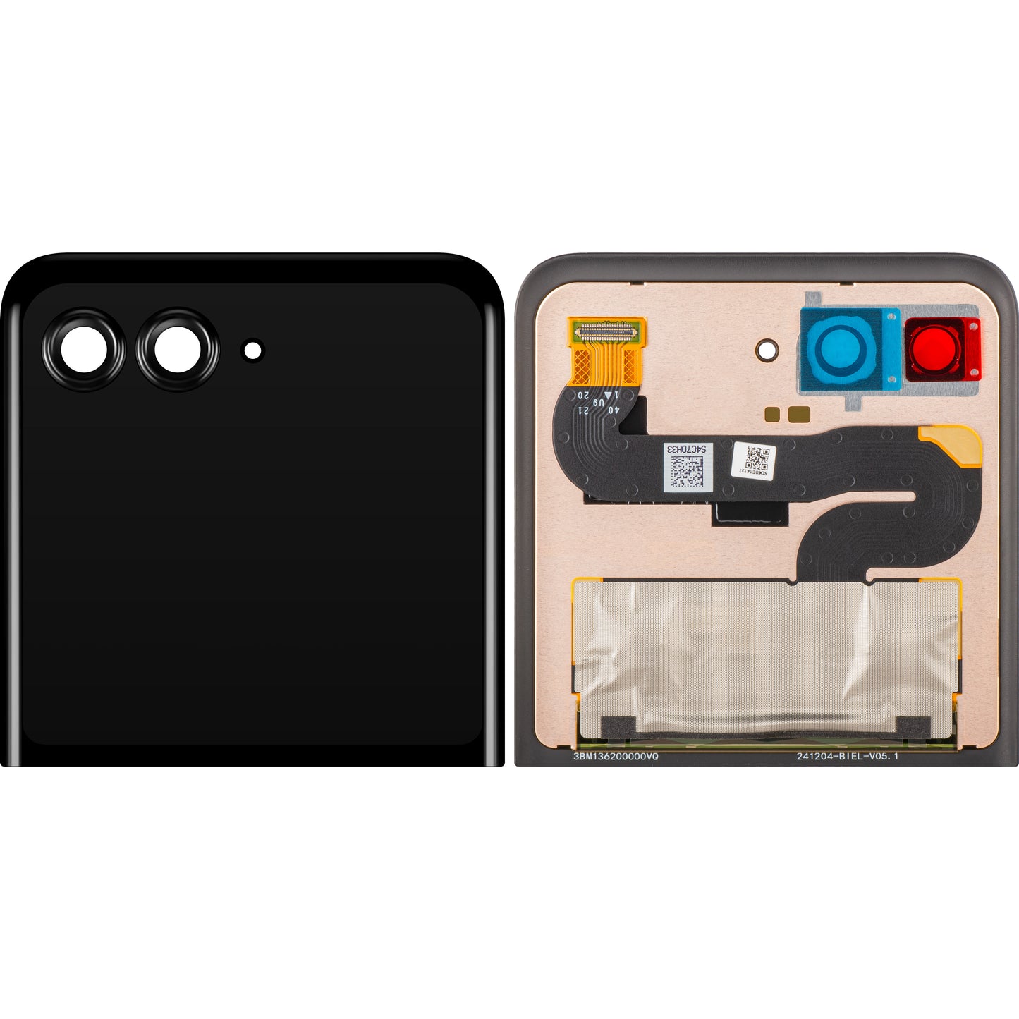 Display met Touchscreen Motorola Razr 2025 / Razr 60, Sub Outer, Service Pack 5D68C29964