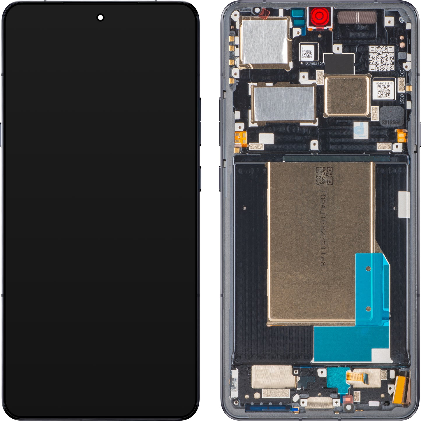 Display met Touchscreen Motorola Edge 70 Ultra / Signature, met Frame, Zwart, Service Pack 5D68C31910