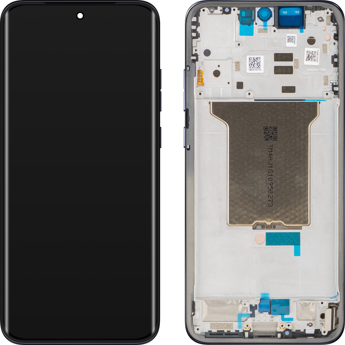 Display met Touchscreen Motorola Edge 70 Fusion, met Frame, Marineblauw (Pantone Silhouette), Service Pack 5D68C32061