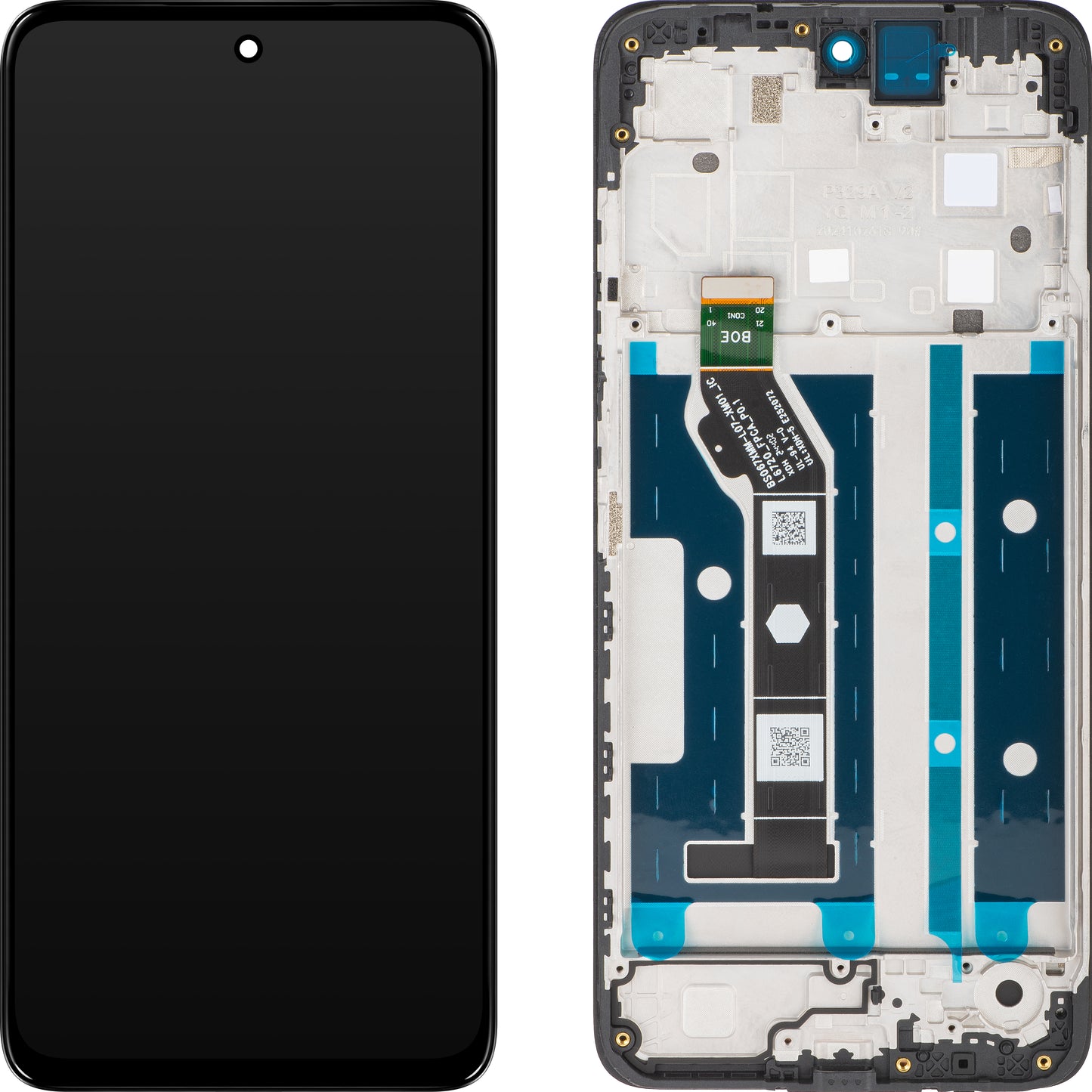 Touchscreen Display Motorola Moto G15 / G15 Power, met Frame, Zwart, Swap 5D68C29273