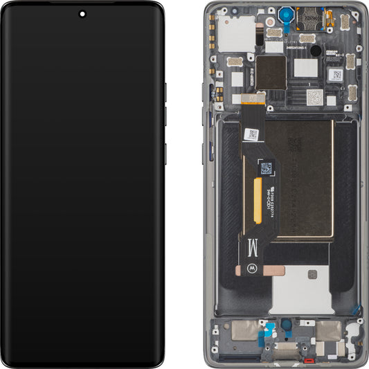 Motorola Edge 50 Touchscreen Display met Frame, Grijs (Koala Gray), Gereseald 5D68C25135