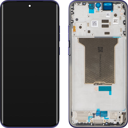 Touchscreen Display Motorola Edge 70 Fusion+ / Edge 70 Fusion, met Frame, Violet (Pantone Orient Blue), Service Pack 5D68C32064
