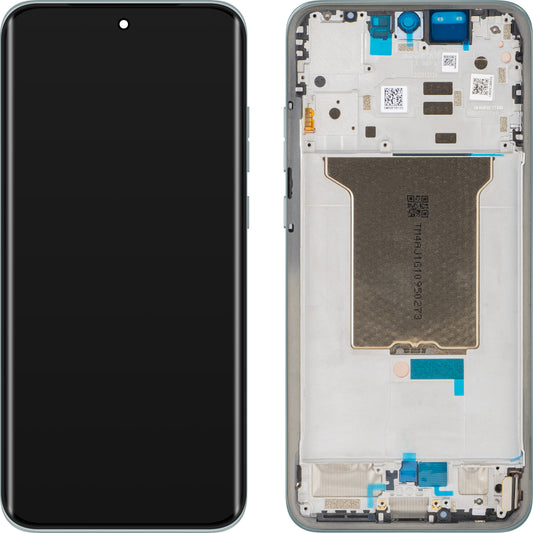 Display met touchscreen Motorola Edge 70 Fusion+ / Edge 70 Fusion, met frame, turkoois (Pantone Blue Surf), Service Pack 5D68C32057