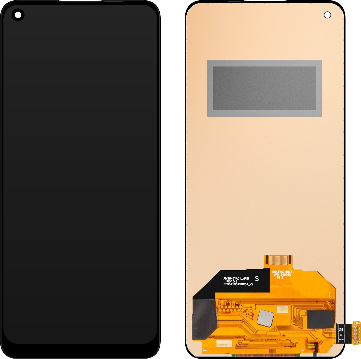 Display met Touchscreen MP compatibel met Oppo Reno6