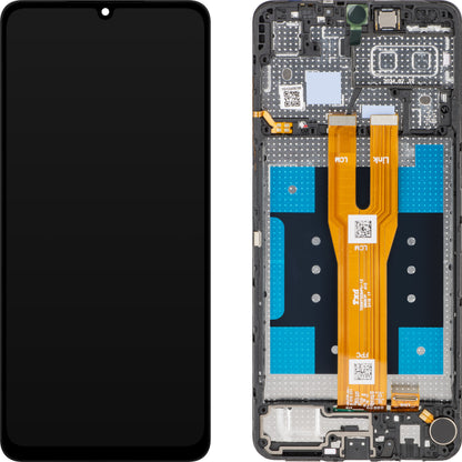 Display met Touchscreen MP compatibel met Samsung Galaxy A06 A065, met Frame, Zwart