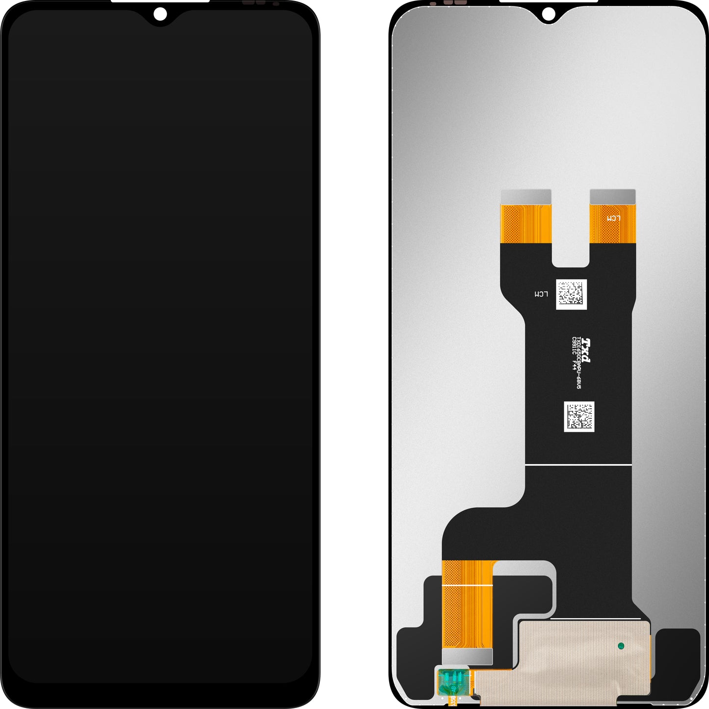 Display met Touchscreen MP compatibel met ZTE Blade A73 5G