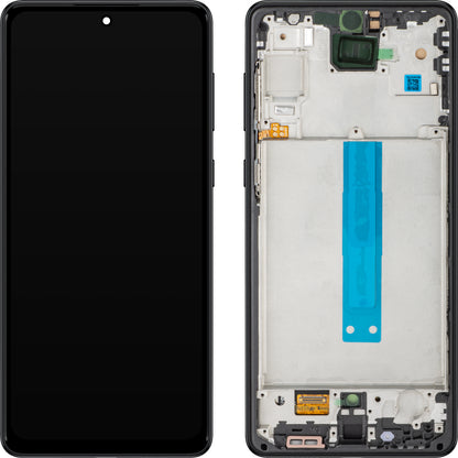Display met Touchscreen MP compatibel met Samsung Galaxy A73 5G A736, met Frame, Zwart