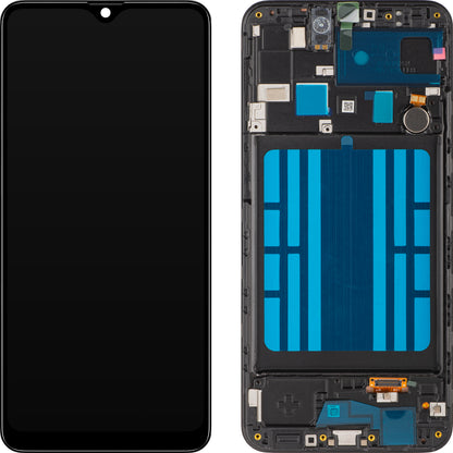 Display met Touchscreen MP compatibel met Samsung Galaxy A20 A205, met Frame, Zwart