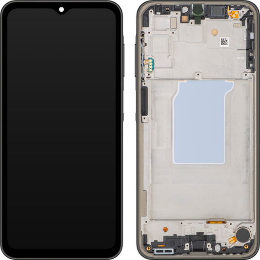 Display met Touchscreen MP compatibel met Samsung Galaxy A26 A266, met Frame, Zwart