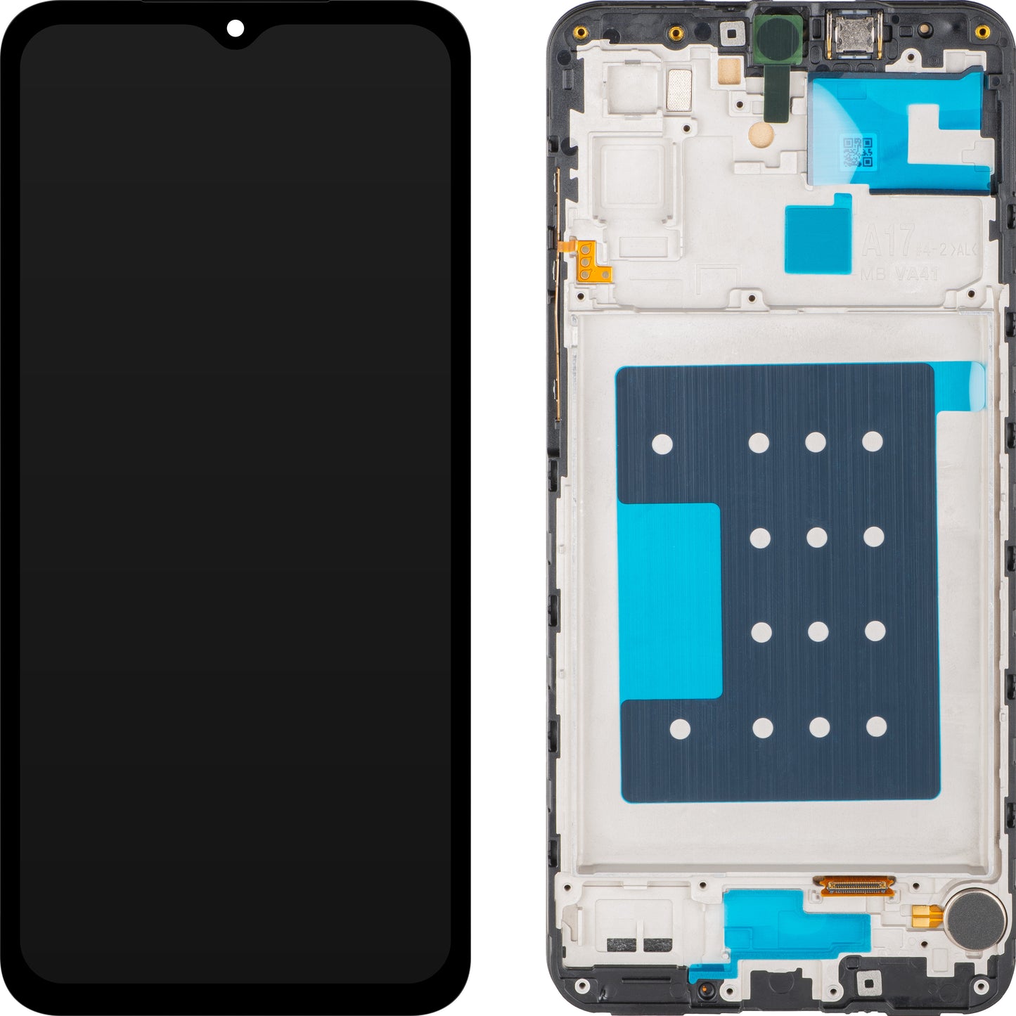 Display met Touchscreen MP compatibel met Samsung Galaxy A17 5G, met Frame, Zwart