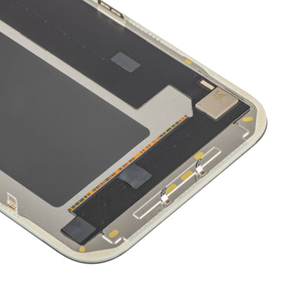 MP Touchscreen-display compatibel met Apple iPhone 17 Pro Max, met frame, OLED FHD IC Movable versie, zwart