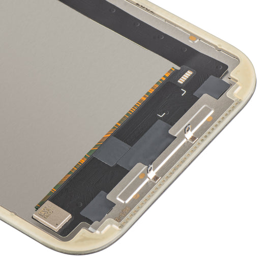 MP Touchscreen-display compatibel met Apple iPhone 17, met frame, OLED FHD IC Movable versie, zwart