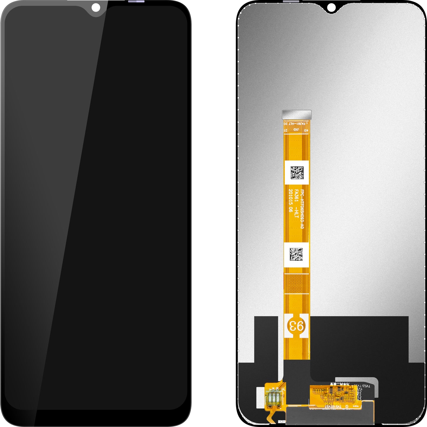 Display met Touchscreen MP compatibel met Oppo A15 / A15s / A16e / A16K / A31 / A35