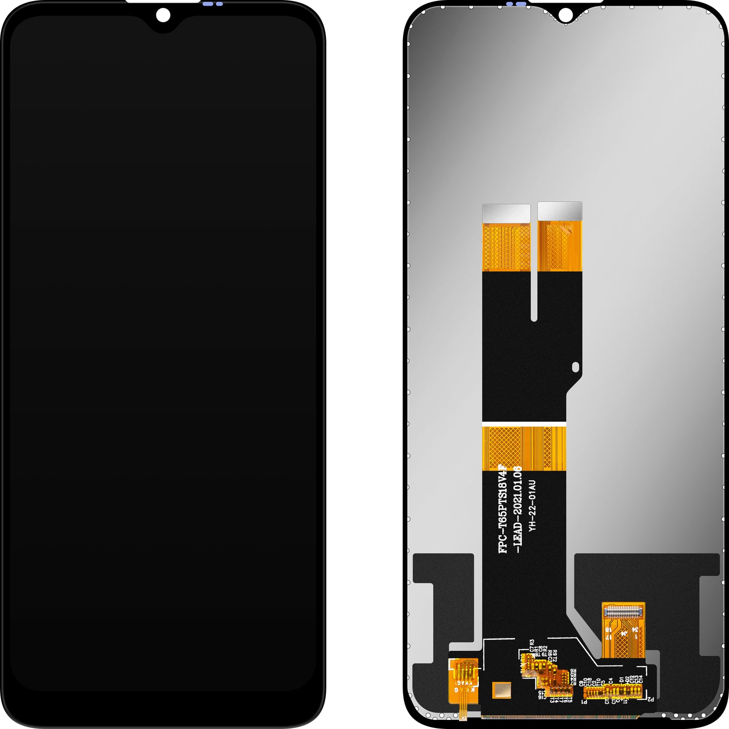 Display met Touchscreen MP compatibel met Nokia 2.4