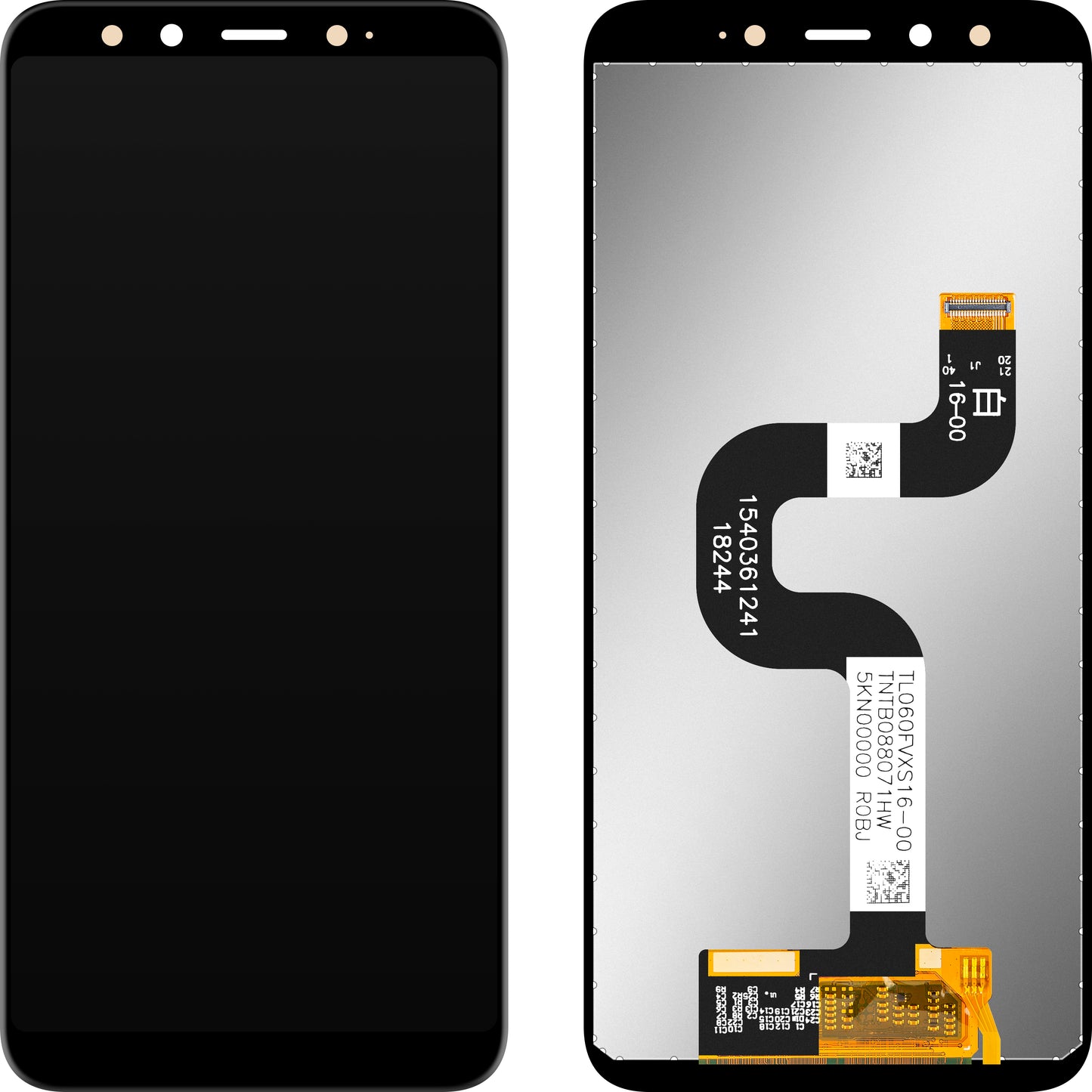 Display met Touchscreen MP compatibel met Xiaomi Mi A2 (Mi 6X)
