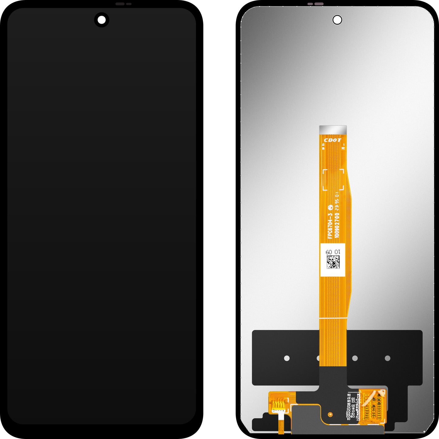 Display met touchscreen MP compatibel met Nokia XR20
