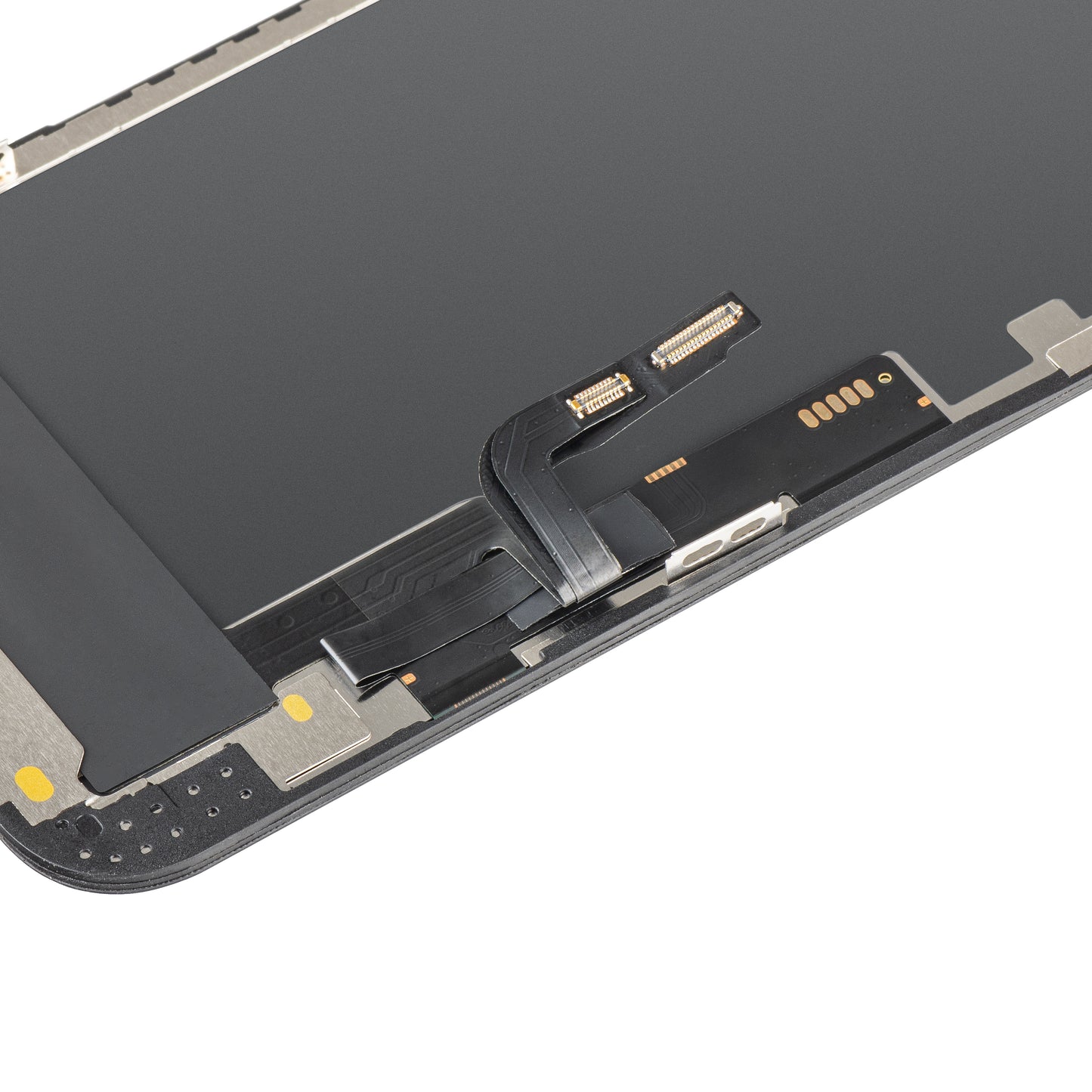 MP Touchscreen Display compatibel met Apple iPhone 12 / 12 Pro, met Frame, OLED FHD IC Movable versie, Zwart