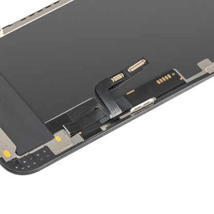 MP Touchscreen Display compatibel met Apple iPhone 12 / 12 Pro, met Frame, OLED FHD IC Movable versie, Zwart