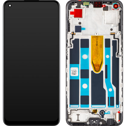 OnePlus Nord CE 2 5G Touchscreen Display OnePlus Nord CE 2 5G, met frame, zwart, Service Pack 4130044