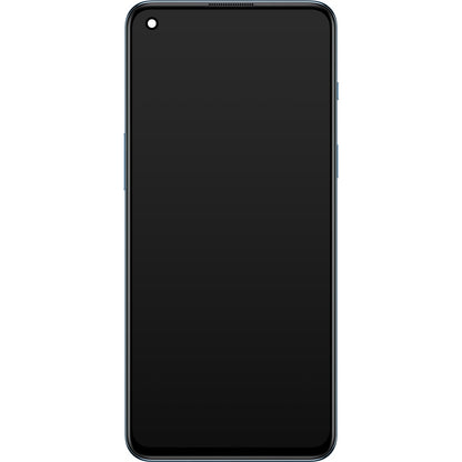 OnePlus Nord 2 5G Touchscreen Display, met Frame, Blauw (Blue Haze), Service Pack 4907924