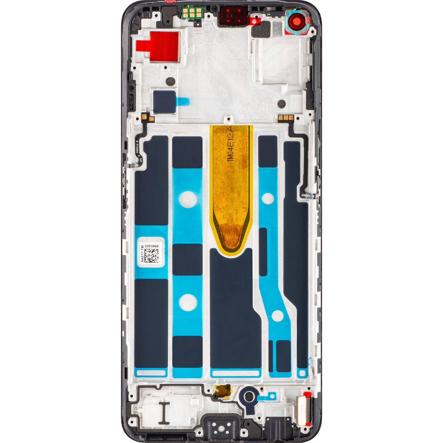 OnePlus Nord CE 2 5G Touchscreen Display OnePlus Nord CE 2 5G, met frame, zwart, Service Pack 4130044