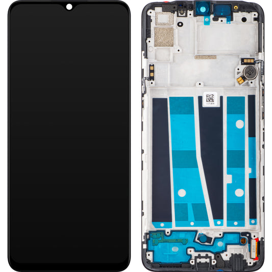 Beeldscherm met aanraakscherm Oppo A91, met frame, zwart, Service Pack 4903328