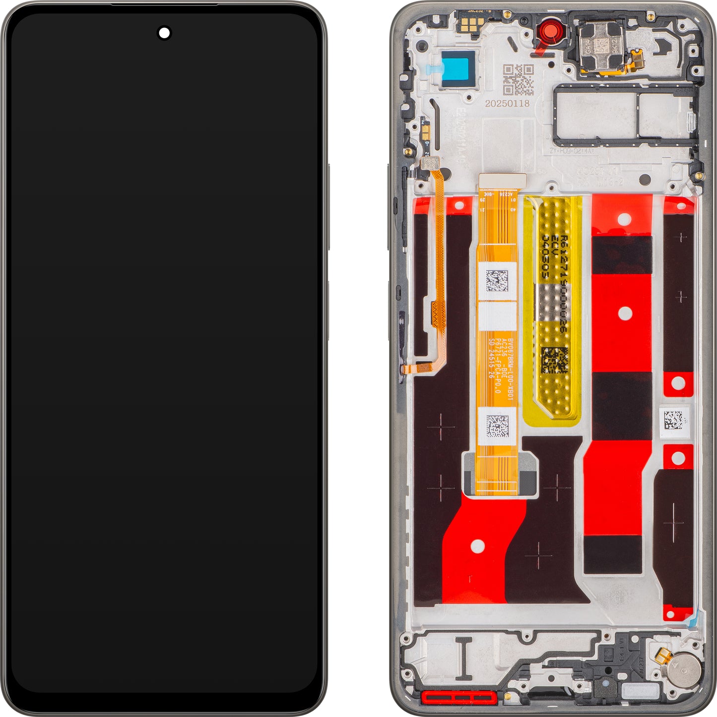 Display met Touchscreen Oppo A5 Pro 4G, met Frame, Bruin (Mocha Brown), Service Pack 621029000463