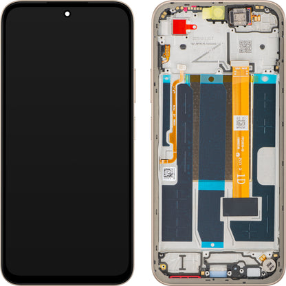 Display met Touchscreen Oppo A6 4G, met Frame, Goud (Aurora Gold), Service Pack 621029000744