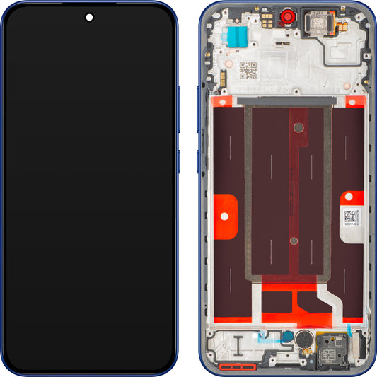 Display met Touchscreen Oppo A6 Pro 5G, met Frame, Blauw (Stellar Blue), Service Pack 621029000656