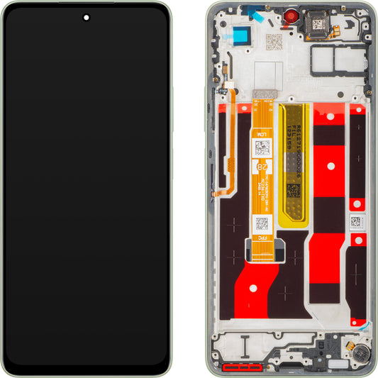Display met Touchscreen Oppo A5 Energy / A5 Pro, met Frame, Groen (Olive Green), Service Pack 621029000494