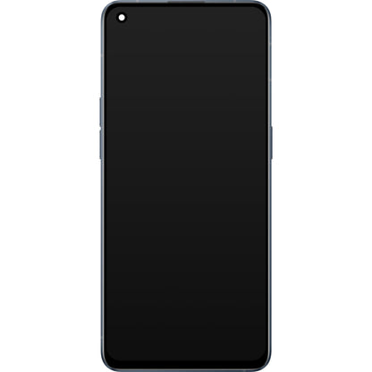 Touchscreen scherm Oppo Reno6 5G, met frame, zwart (Stellar Black), Service Pack 4907749