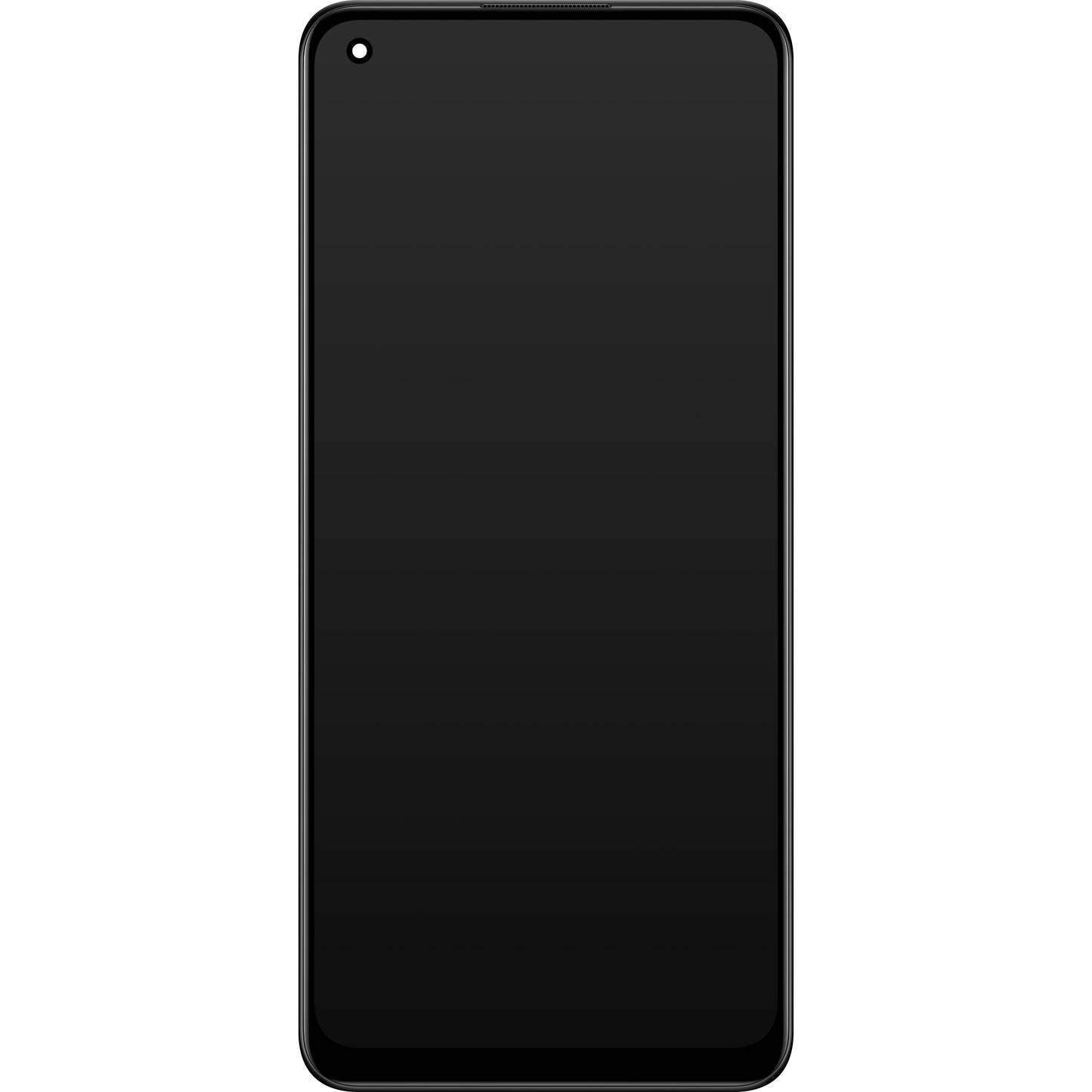 Display with Touchscreen Oppo Reno8, with Frame, Black, Service Pack 4130256