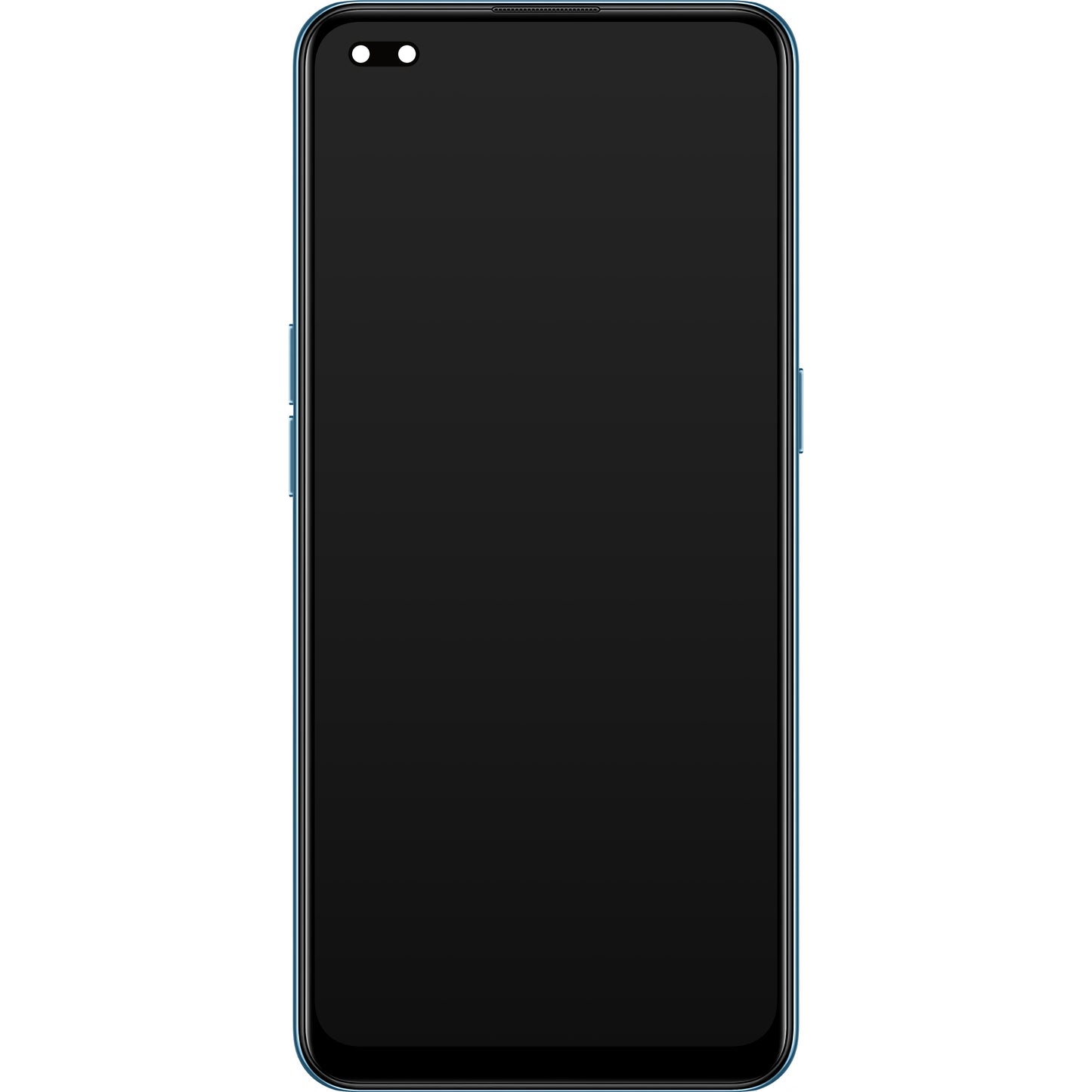 Display with Touchscreen Oppo Reno4 5G, with Frame, Blue (Galactic Blue), Service Pack 4904704