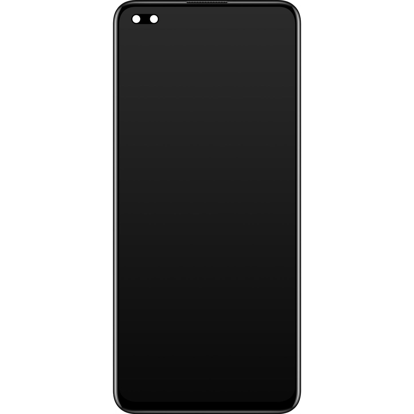 Display with Touchscreen Oppo Reno4 Lite, with Frame, Black, Service Pack 4904988