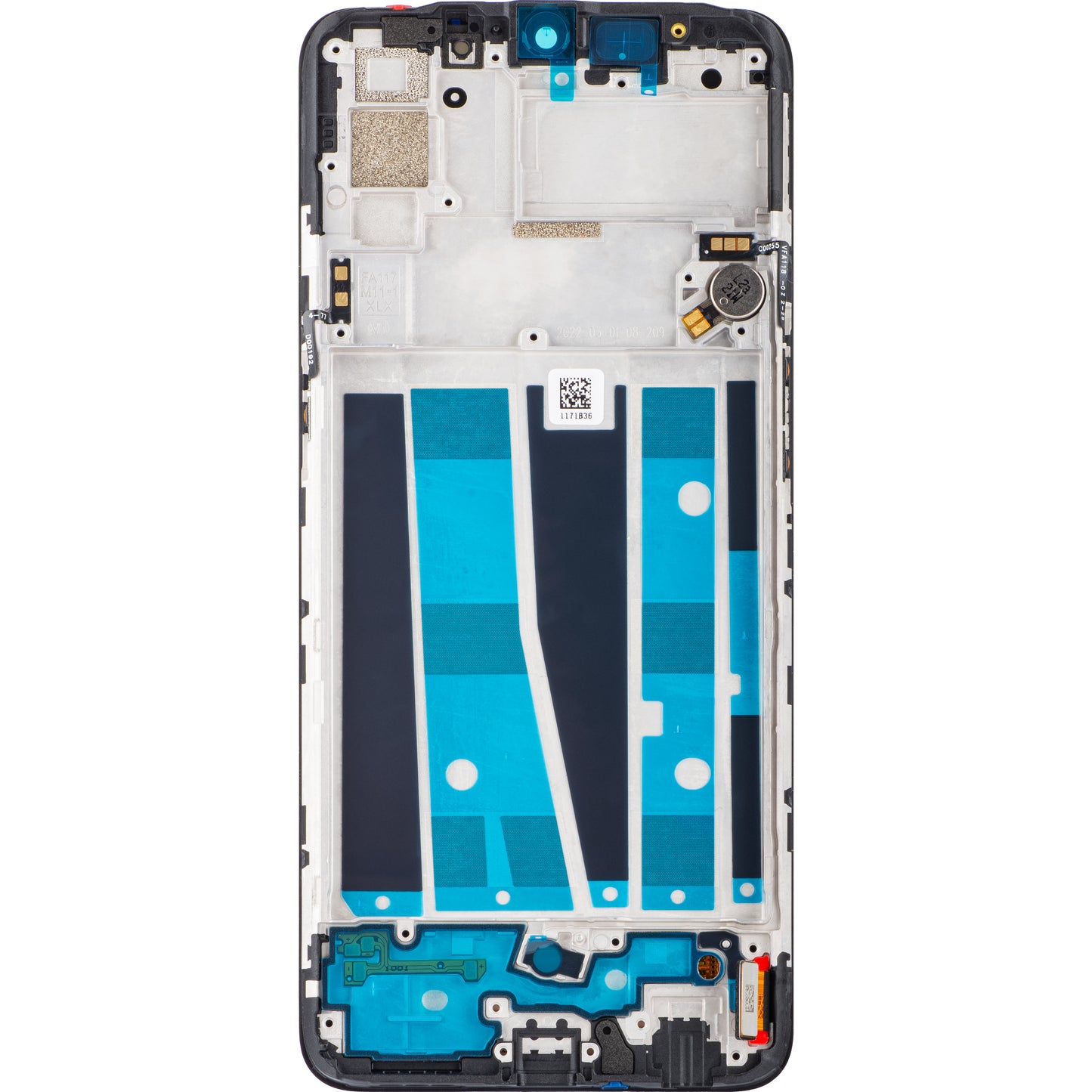 Beeldscherm met aanraakscherm Oppo A91, met frame, zwart, Service Pack 4903328