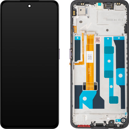 Display met Touchscreen Realme C75, met Frame, Bruin Service Pack 621029000365