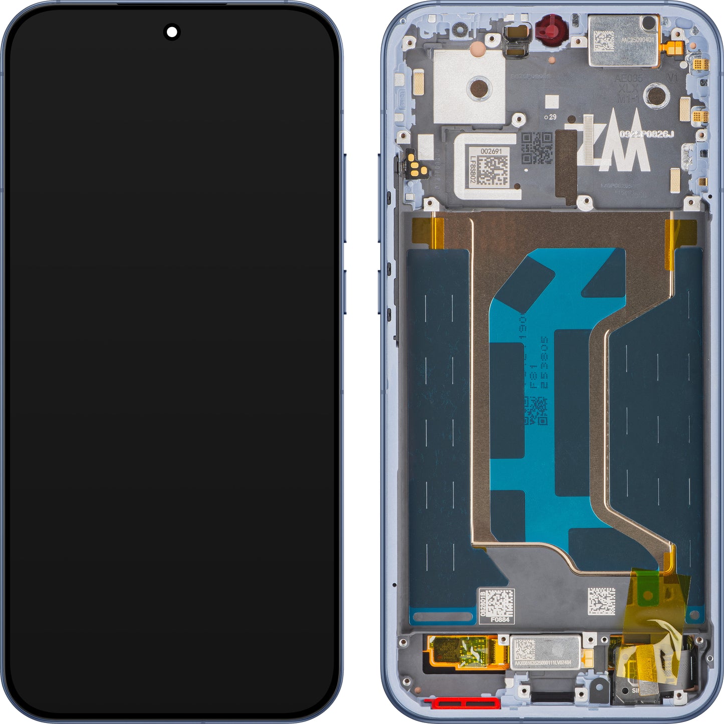 Display met Touchscreen Realme GT 8 Pro, met Frame, Blauw (Urban Blue), Service Pack 621029000684