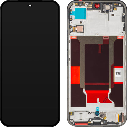 Display met Touchscreen Realme 16 Pro, met Frame, Zwart, Service Pack 621029000809