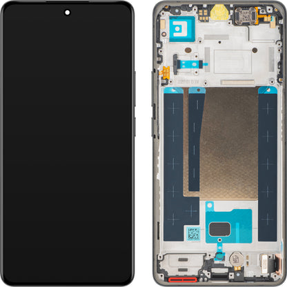 Display met Touchscreen Realme 16 Pro+, met Frame, Grijs, Service Pack 621029000805