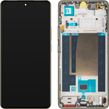 Display met Touchscreen Realme 16 Pro+, met Frame, Goud, Service Pack 621029000806