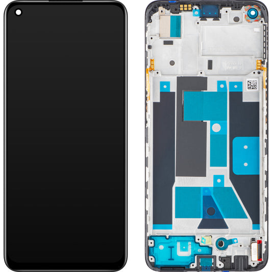 Touchscreen Display Realme 9, met Frame, Zwart, Swap 4130176