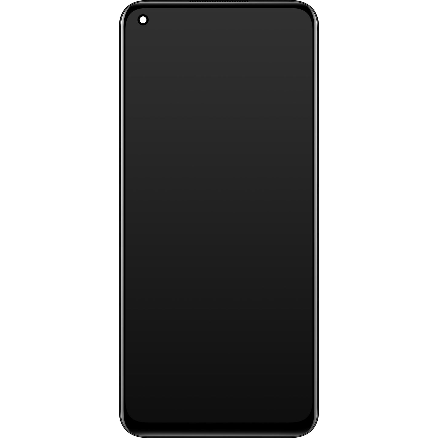 Touchscreen Display Realme 8, with Frame, Black, Service Pack 4906919